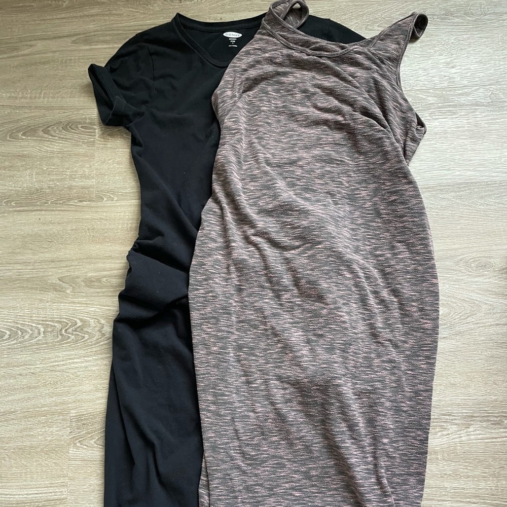Large old navy/Liz Lange Maternity bodycon dresses